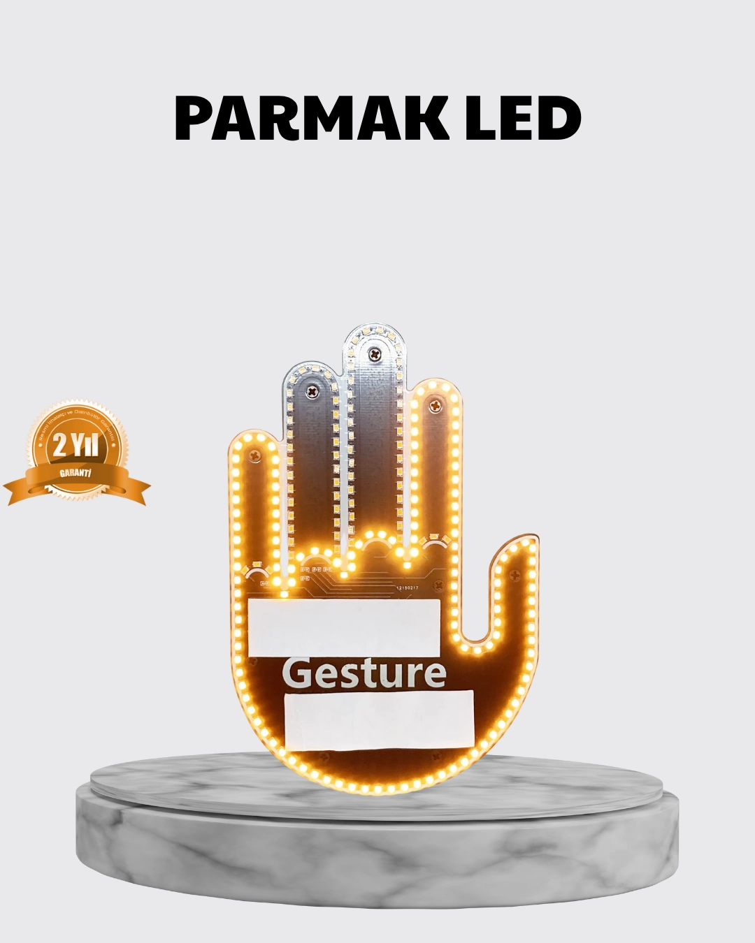 176 LED’li Amber Trafik Uyumlu Sinyal Işığı – El Hareketiyle Kontrol 1 176 LED’li Amber Trafik Uyumlu Sinyal Işığı – El Hareketiyle Kontrol