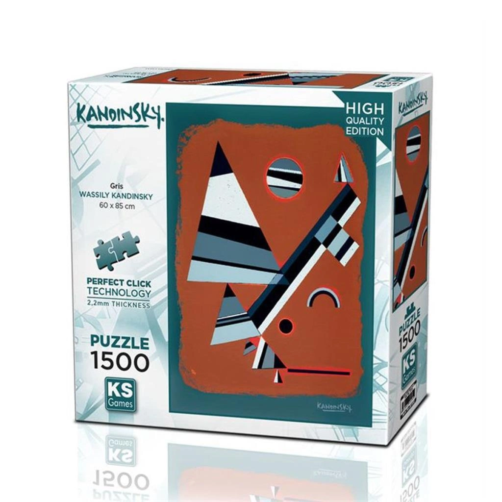 22032 Gris 1500 Parça Puzzle - Puzzle