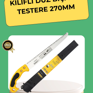 270 mm Düz Bıçaklı Bahçe Budama Testeresi Kılıflı