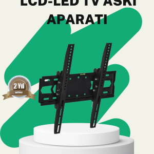 32 İnç TV Duvar Askı Braketi Stabil Güvenli Montaj Çelik Gövde