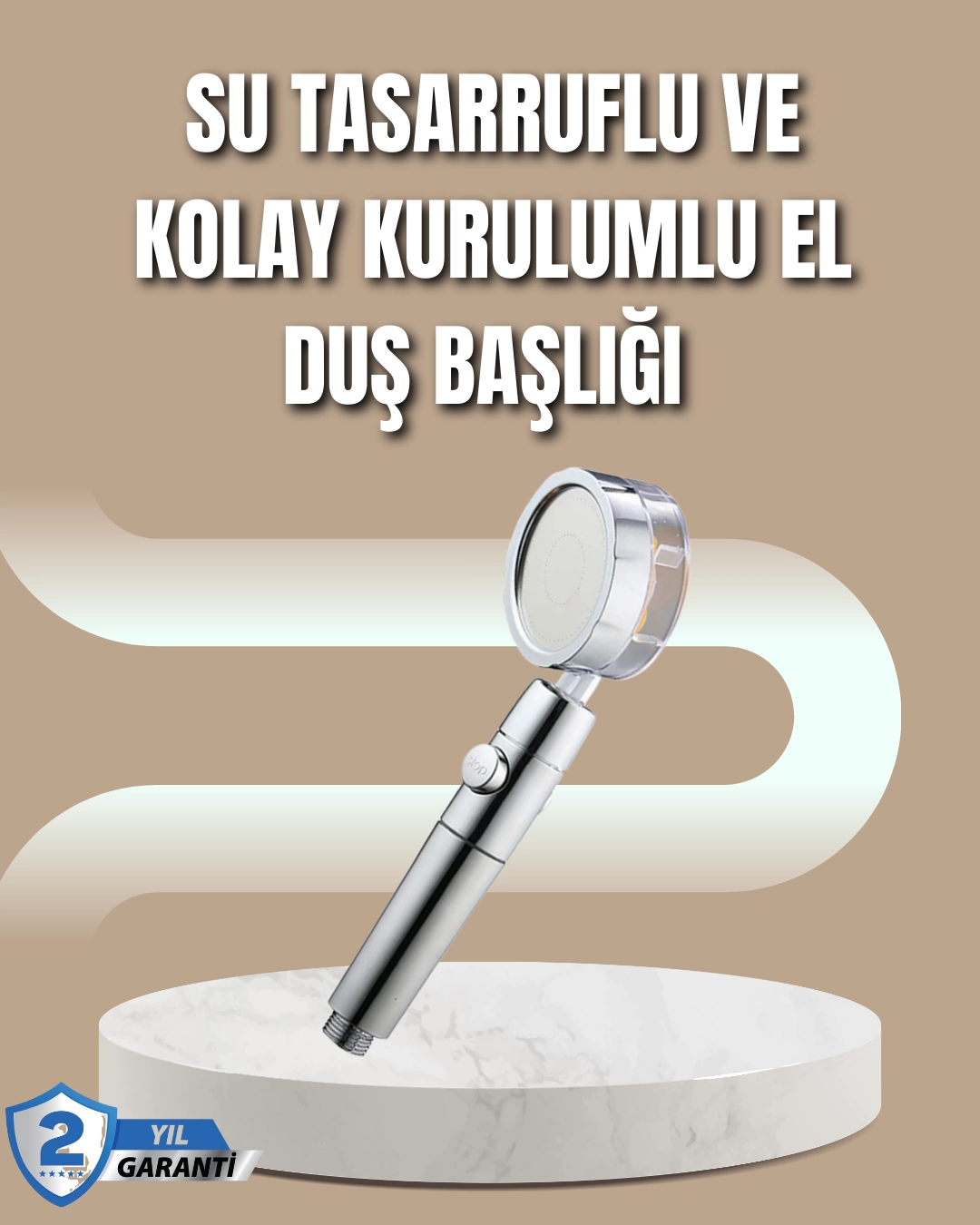360° Ayarlanabilir Çok Fonksiyonlu Duş Başlığı 1 360° Ayarlanabilir Çok Fonksiyonlu Duş Başlığı