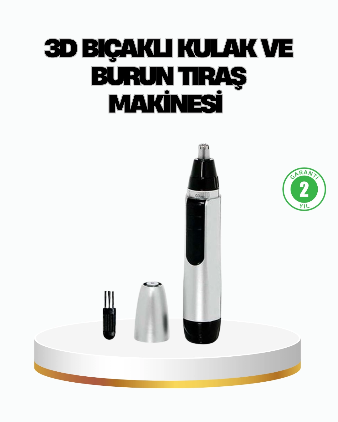 3D Bıçaklı Burun ve Kulak Tıraş Makinesi Pil ile Çalışan Taşınabilir Model 1 3D Bıçaklı Burun ve Kulak Tıraş Makinesi Pil ile Çalışan Taşınabilir Model