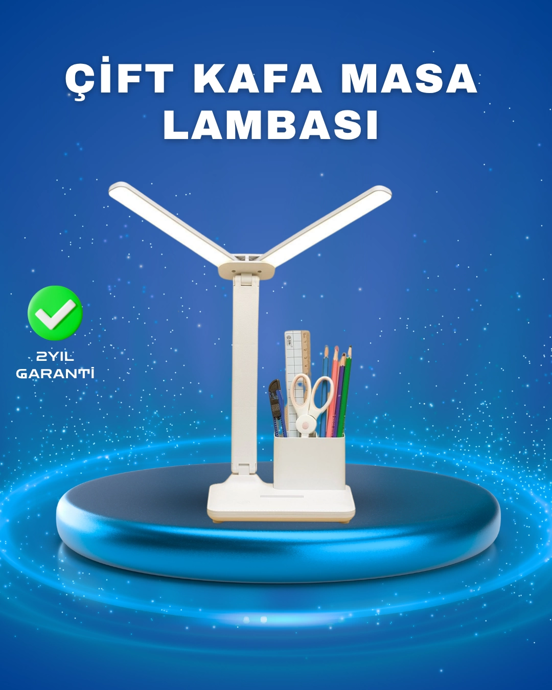 3’ü 1 Arada Çok Amaçlı Masa Lambası | Göz Yormayan Işık, Organizer Tasarım 1 3’ü 1 Arada Çok Amaçlı Masa Lambası | Göz Yormayan Işık, Organizer Tasarım