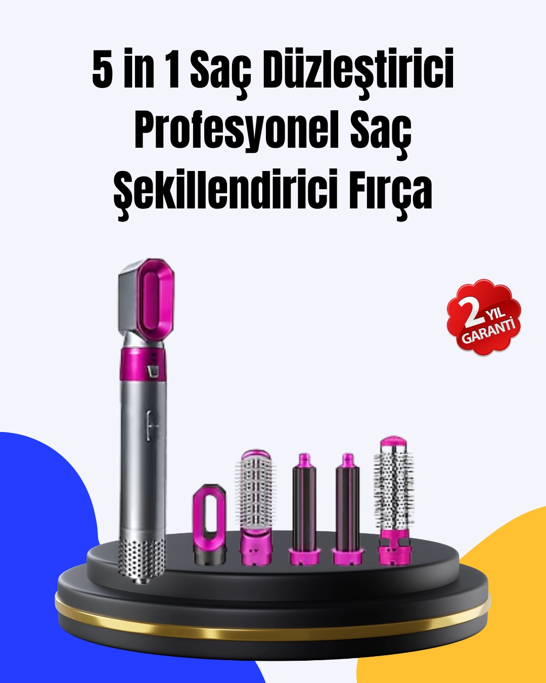 5 Parça Saç Şekillendirme Seti Düzleştirme Dalga ve Bukle Yapma 1 5 Parça Saç Şekillendirme Seti Düzleştirme Dalga ve Bukle Yapma