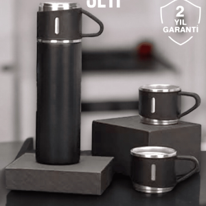 500 ml Kapasiteli Taşınabilir Basınçlı Termos Seti Günlük Kullanım için İdeal