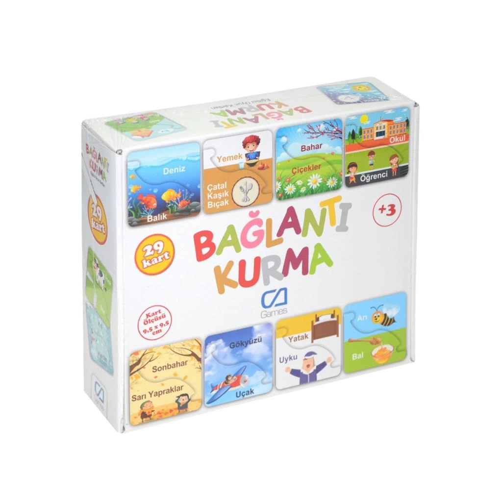 Bağlantı Kurma Eğitici Oyun Kartları