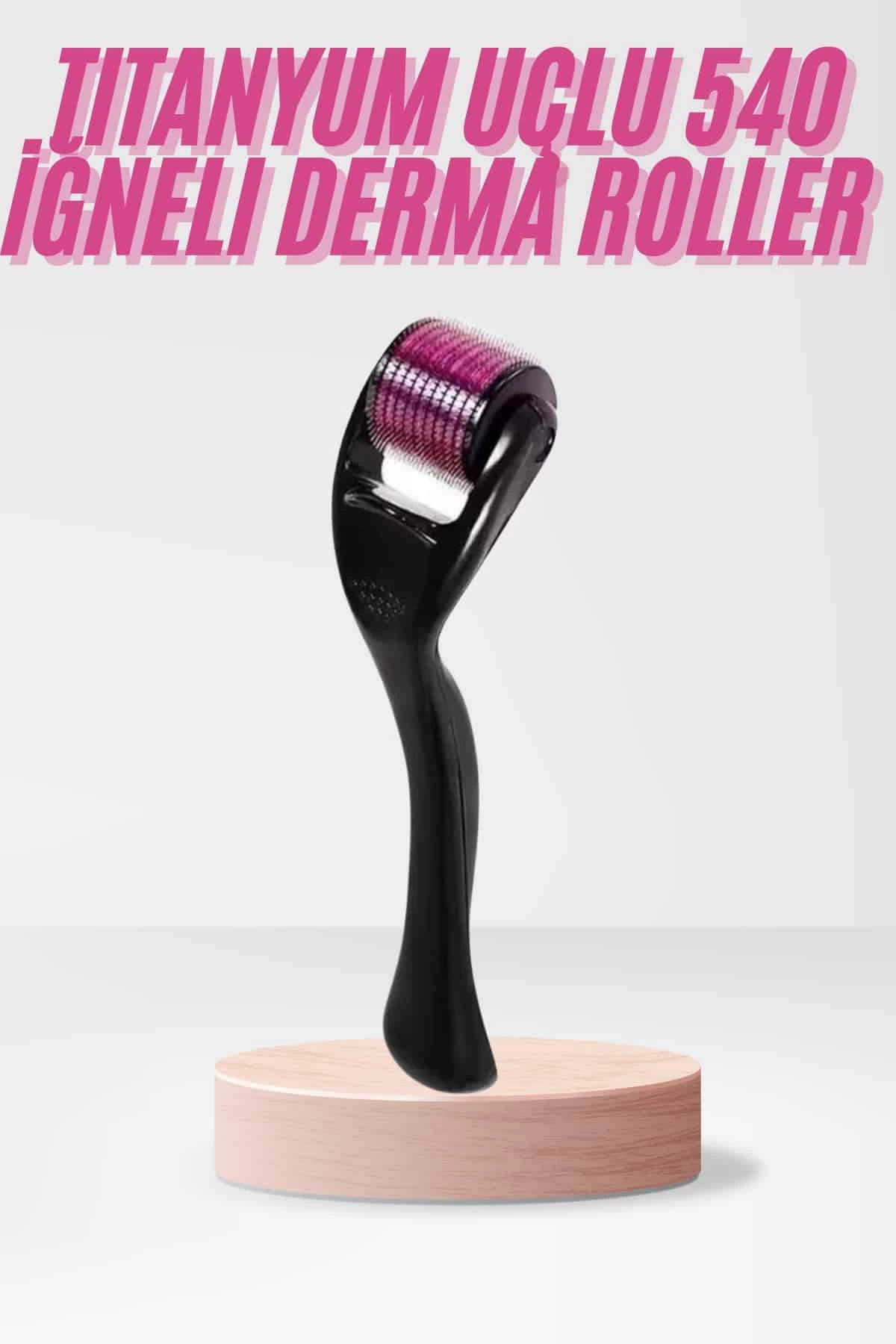 540 Iğneli Derma Roller 1Mm Titanyum Uçlu Saç Kaş Serum Kullanımına Uygun 1 540 Iğneli Derma Roller 1Mm Titanyum Uçlu Saç Kaş Serum Kullanımına Uygun