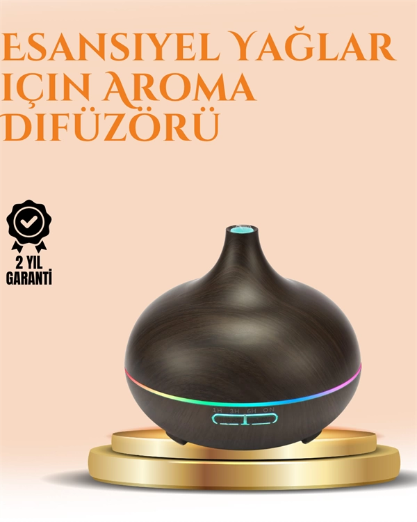 550 ml Ultrasonik Yağ Difüzörü ve Soğuk Buhar Nemlendirici 1 550 ml Ultrasonik Yağ Difüzörü ve Soğuk Buhar Nemlendirici