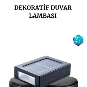 6 LED Güneş Enerjili Sensörlü Lamba – Akıllı Işık Sensörlü, Enerji Tasarruflu Bahçe Aydınlatma