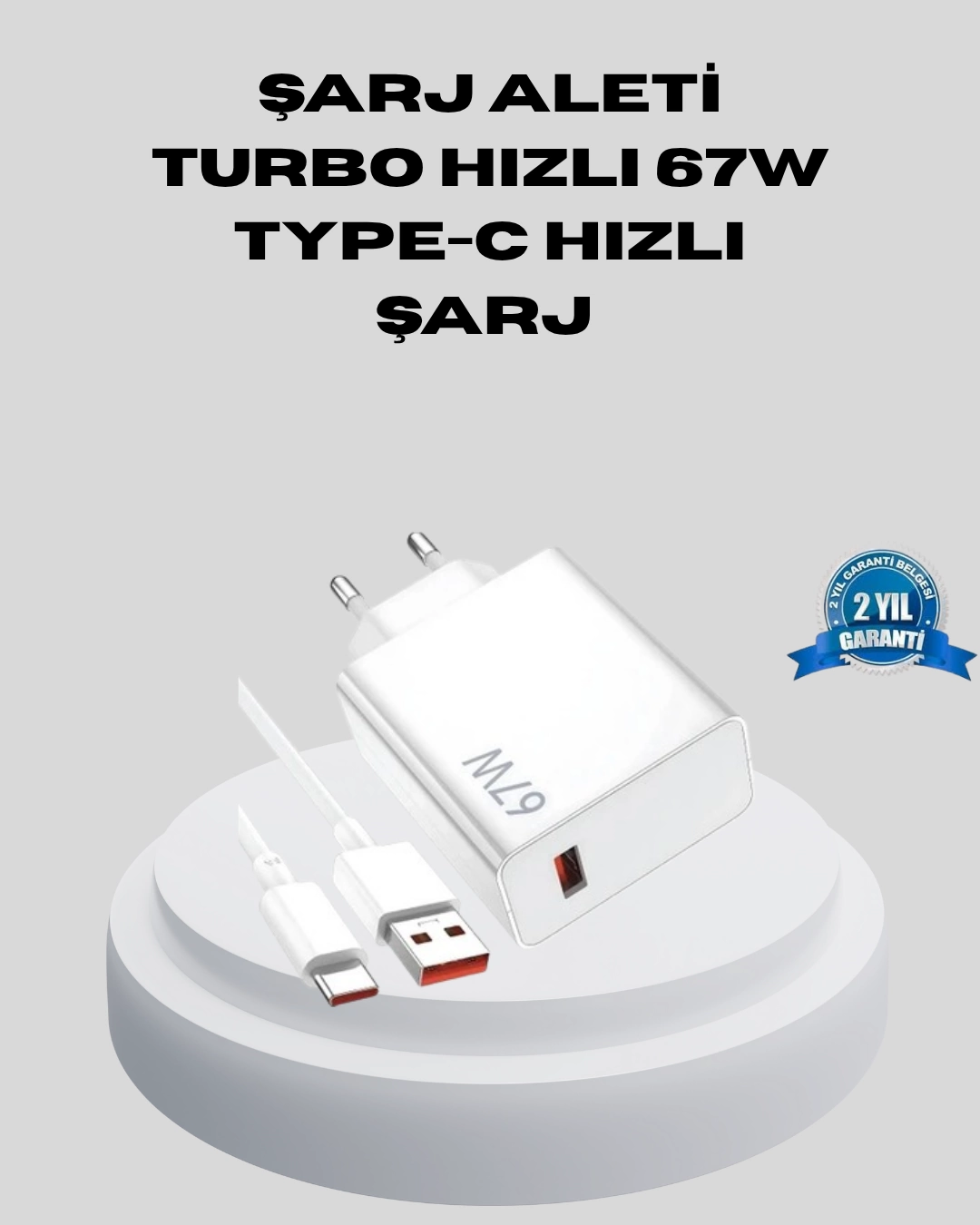 67W Type-C Turbo Şarj Cihazı – Aşırı Akım ve Isı Koruması, Seyahat Uyumlu 1 67W Type-C Turbo Şarj Cihazı – Aşırı Akım ve Isı Koruması, Seyahat Uyumlu