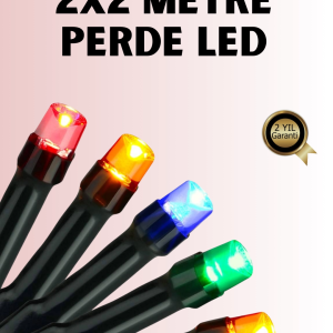 8 Modlu Zaman Ayarlı LED Perde Işık – Bahçe ve Balkon Dekorasyonu