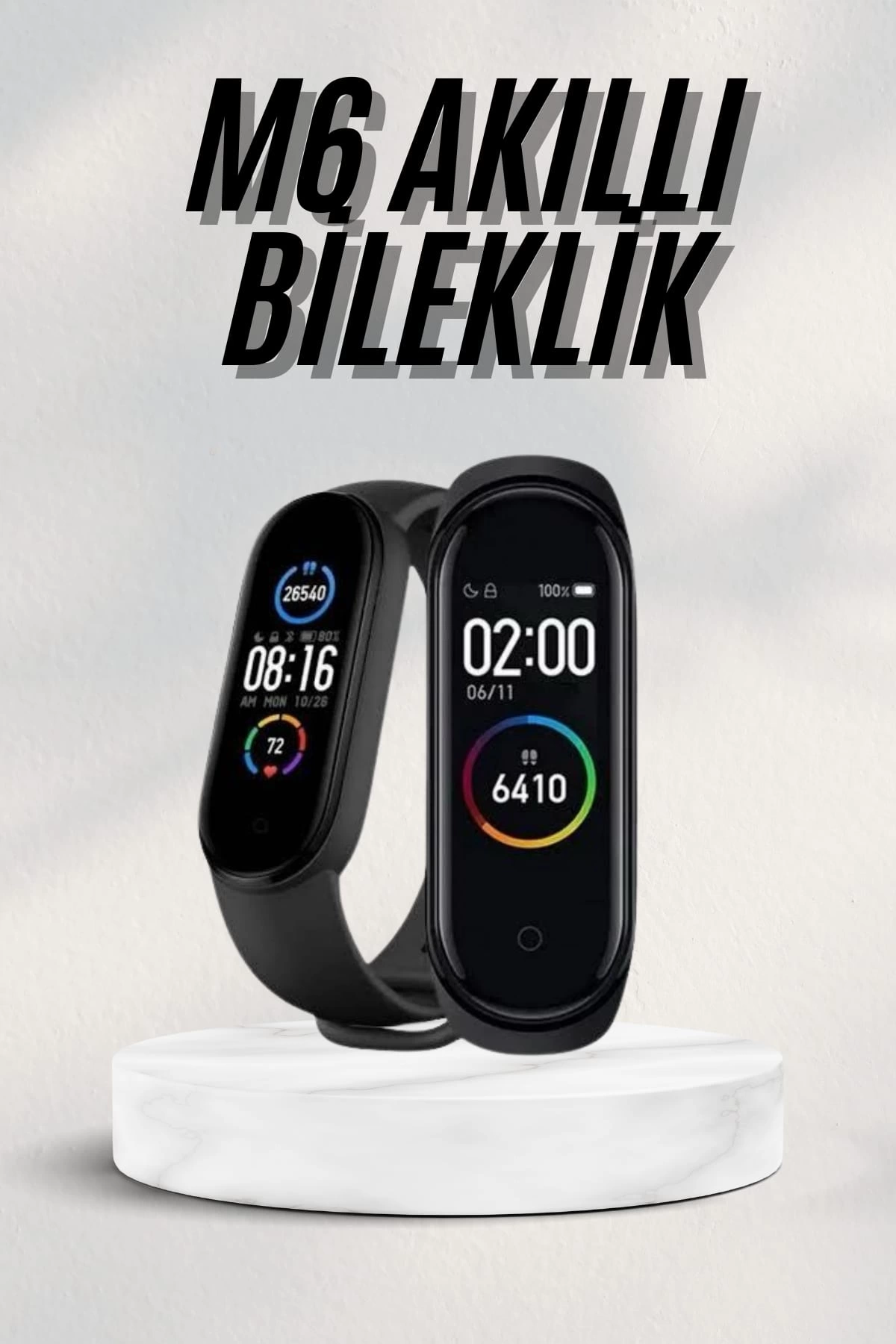 Akıllı Bileklik Android ve İOS Uyumlu Bildirim ve Çağrı Görme Spor Takibi 1 Akıllı Bileklik Android ve İOS Uyumlu Bildirim ve Çağrı Görme Spor Takibi