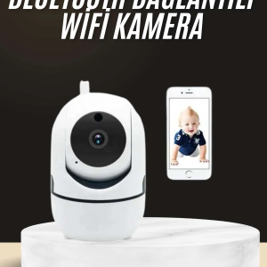 Akıllı Güvenlik Kamerası HD Görüntü Kalitesi Hareket Algılama Wifi Kamera
