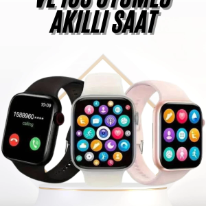 Akıllı Saat Uyku ve Sağlık Takibi Arama Cevaplama 44 MM Amoled Ekran