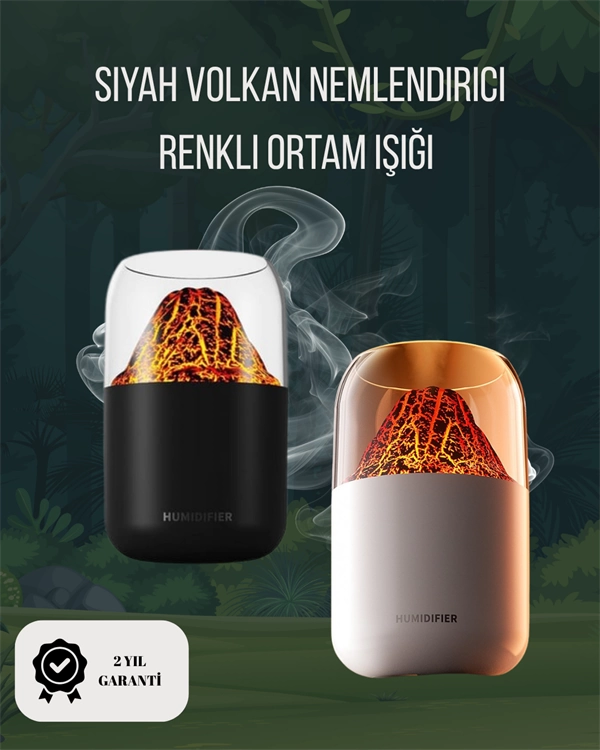 Alev Efektli Ultrasonik Difüzör 1 Alev Efektli Ultrasonik Difüzör