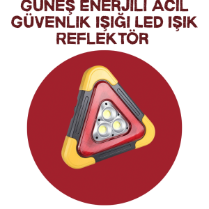 Alüminyum Gövdeli LED Üçgen Reflektörlü Acil Işık