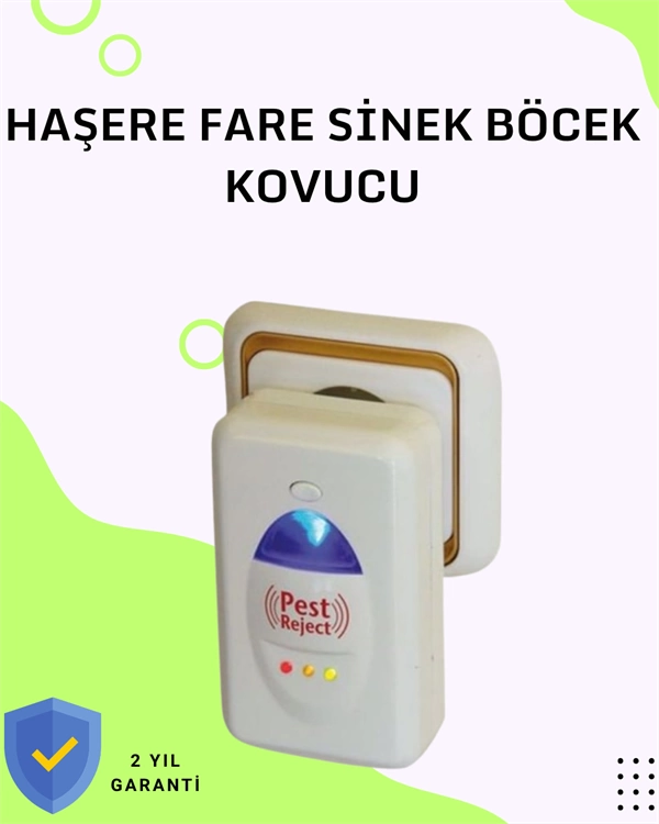 Bakım Gerektirmeyen Ultrasonik Haşere Kovucu – Uzun Ömürlü Kullanım 1 Bakım Gerektirmeyen Ultrasonik Haşere Kovucu – Uzun Ömürlü Kullanım