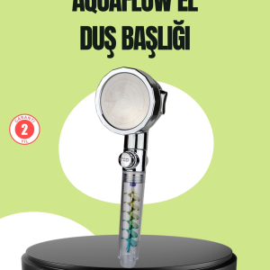 Basınçlı El Duşu Başlığı – Döner Pervaneli, Göz Kamaştıran Yağmur Etkisi
