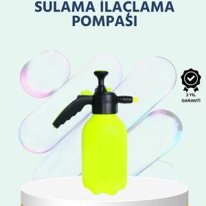 Basınçlı El Pompası 2 Litre Bakır Nozul Ayarlı Jet ve Dağınık Atım
