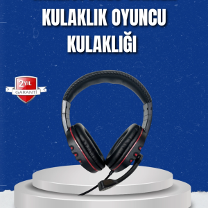 Bilgisayar Kulaklığı – Yumuşak Pedli, Dayanıklı İpli Kablo