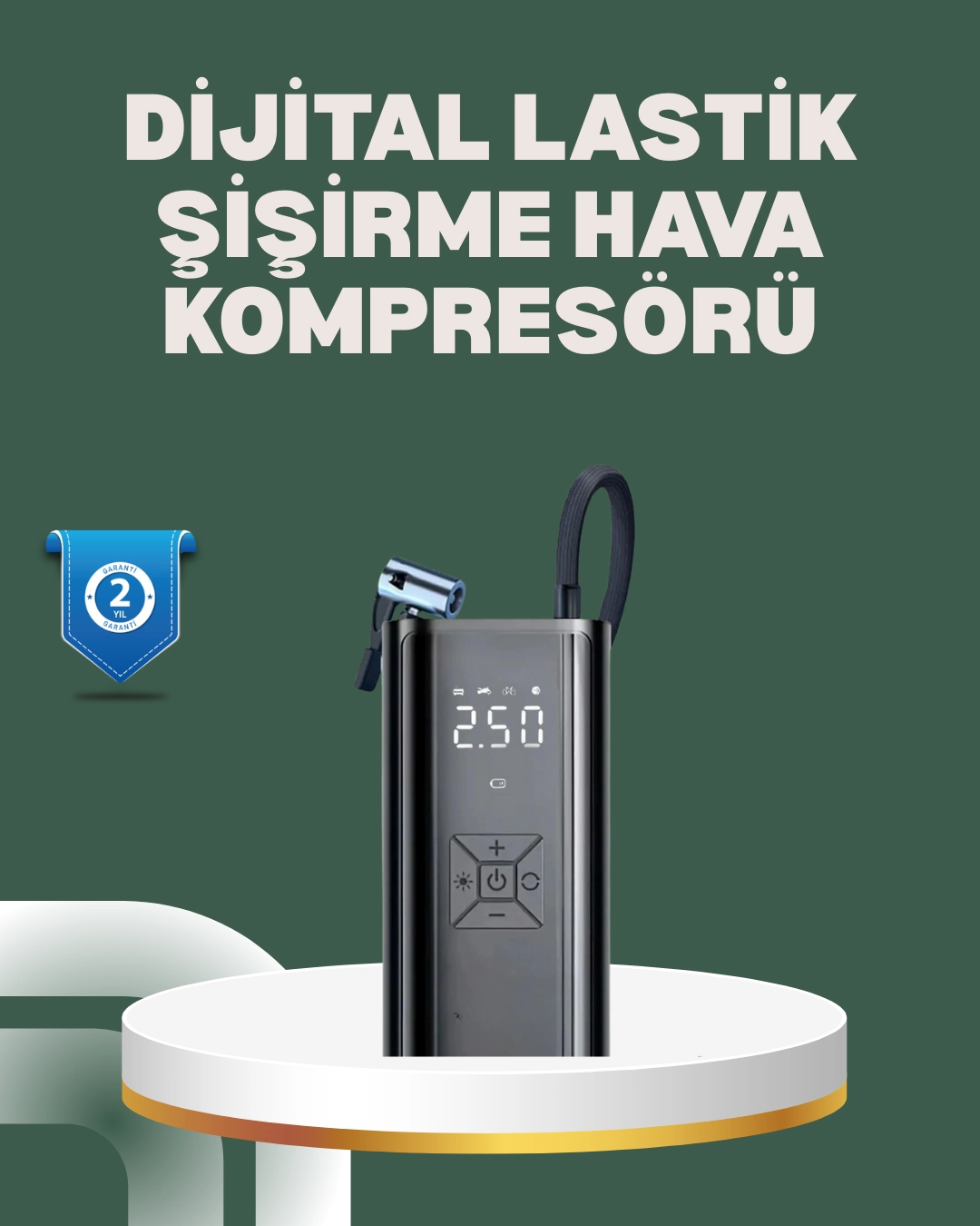 Bisiklet, Motosiklet ve Araçlar İçin Çok Amaçlı Hava Pompası 1 Bisiklet, Motosiklet ve Araçlar İçin Çok Amaçlı Hava Pompası