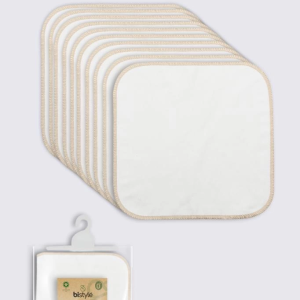 Organik 28x28 10'Lu Penye Mendil 90101 Ekru