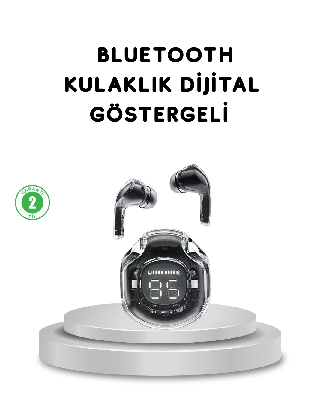 Bluetooth 5.3 Kablosuz Kulaklık HiFi Stereo ve Ekstra Bass Dijital Ekranlı 1 Bluetooth 5.3 Kablosuz Kulaklık HiFi Stereo ve Ekstra Bass Dijital Ekranlı