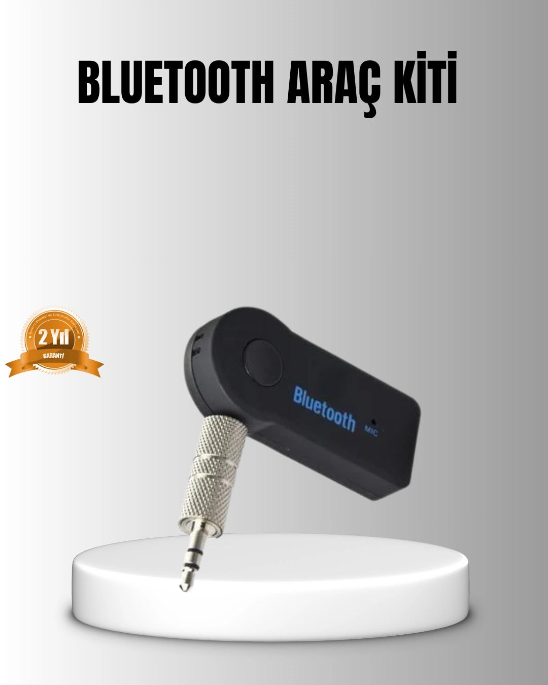 Bluetooth AUX Araç Kiti Eller Serbest Müzik Çalar Dahili Mikrofonlu 1 Bluetooth AUX Araç Kiti Eller Serbest Müzik Çalar Dahili Mikrofonlu
