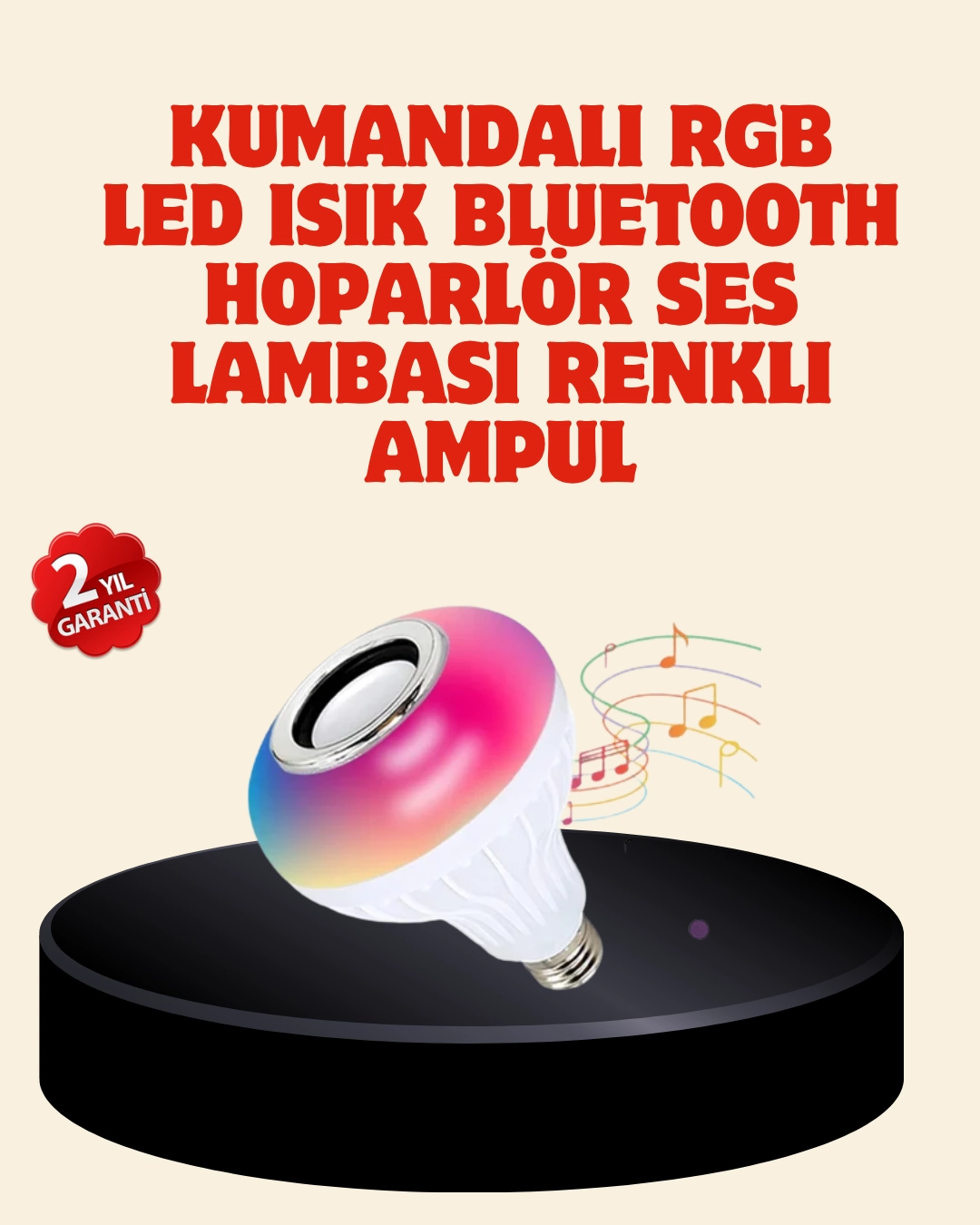 Bluetooth Bağlantılı RGB LED Ampul – Şık ve Fonksiyonel 1 Bluetooth Bağlantılı RGB LED Ampul – Şık ve Fonksiyonel