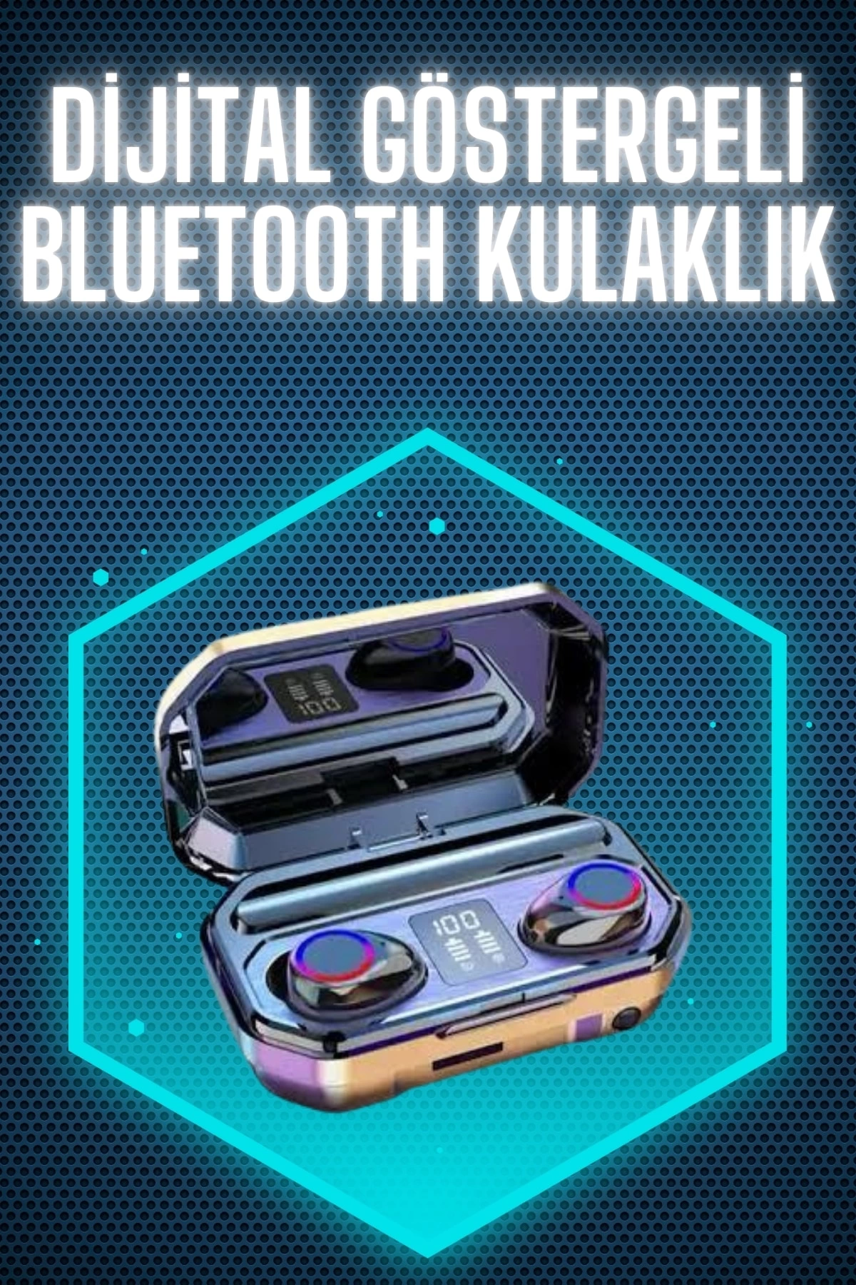Bluetooth Kulaklık Android ve İOS Uyumlu ANC Özellikli Dijital Şarj Göstergeli 1 Bluetooth Kulaklık Android ve İOS Uyumlu ANC Özellikli Dijital Şarj Göstergeli