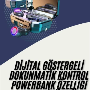 Bluetooth Kulaklık Android ve İOS Uyumlu ANC Özellikli Dijital Şarj Göstergeli