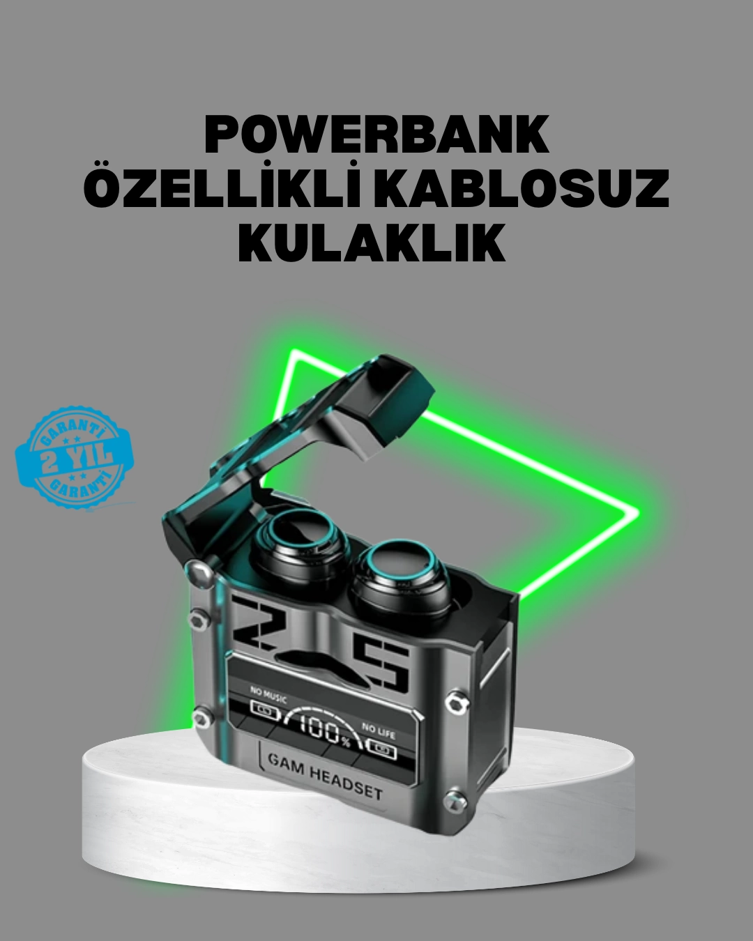 Bluetooth Kulaklık Kablosuz ANC Gürültü Önleyici Stereo Ses 1 Bluetooth Kulaklık Kablosuz ANC Gürültü Önleyici Stereo Ses