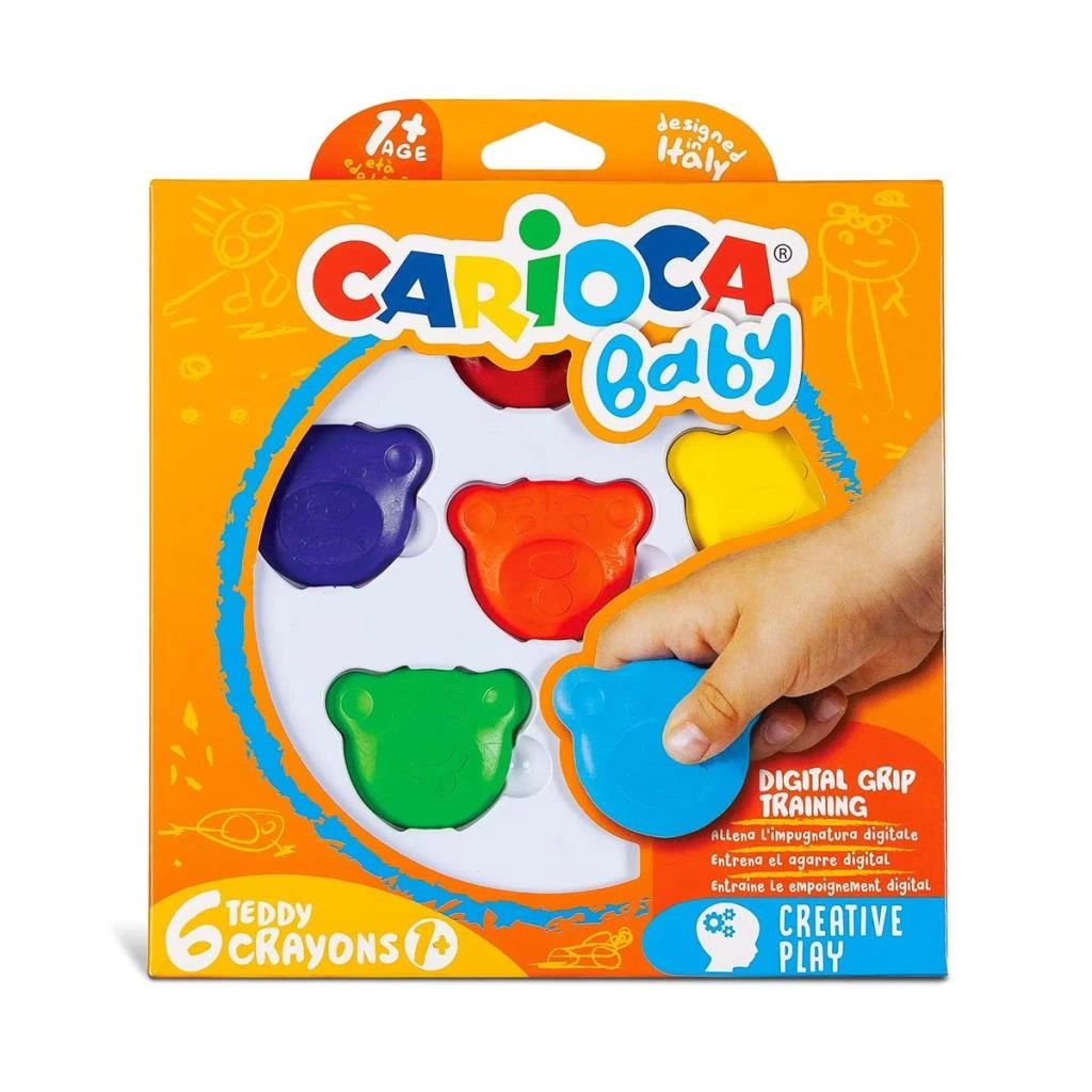 Teddy Crayons 6'lı