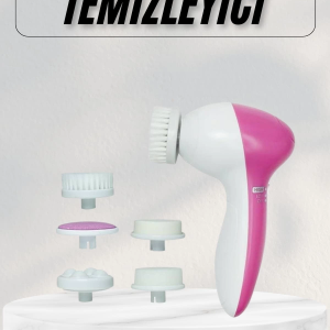 Cilt Temizleme ve Masaj Aleti 5 Başlıklı Akne ve Sivilce Önleyici