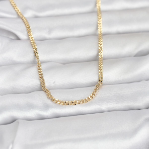 CM 14K Gold Renk 60 cm Zincir Kadın Kolye