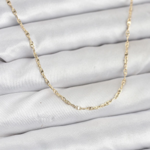 CM 14K Gold Renk Gemici Zincir Model 60 cm Kadın Kolye