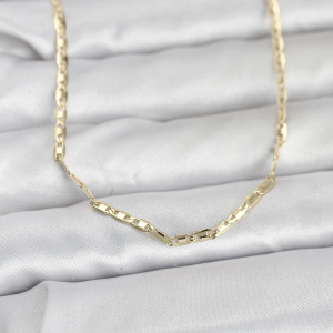 CM 14K Gold Renk Gemici Zincir Model 60 cm Kadın Kolye