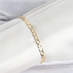 CM 14K Gold Renk Halka Zincir Model Kadın Bileklik