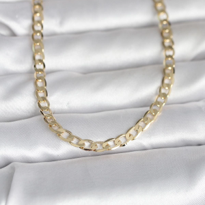 CM 14K Gold Renk Kalın Zincir Model 60 cm Kadın Kolye