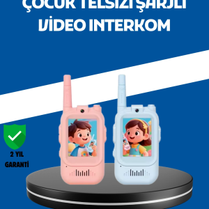 Çocuklar İçin Video Görüşmeli Walkie Talkie Uzun Mesafe İletişim