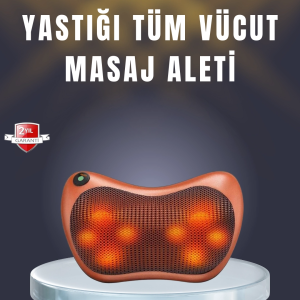 Çok Fonksiyonlu Boyun Bel Sırt Masaj Yastığı Araç İçi Uyumlu