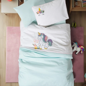 Box Punch Nakışlı Bebek Nevresim Takımı Dolly