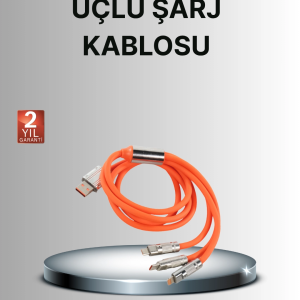 Dayanıklı Hızlı Şarj Kablosu – Esnek, Kırılmaz ve Yüksek Hızlı Veri Aktarım Destekli