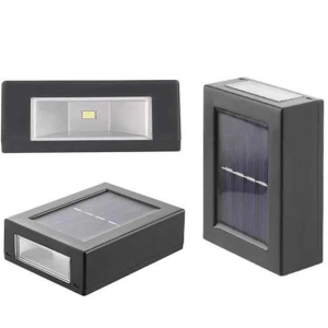 Dekoratif Duvar Lambası Solar Güneş Enerjili Bahçe Aydınlatması