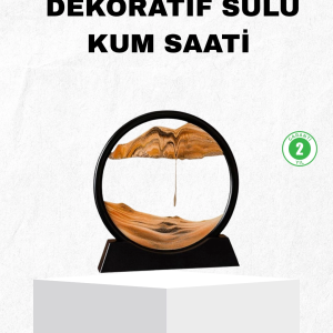 Dekoratif Kum Saati – Şık Masa Üstü Aksesuar, Dayanıklı Malzeme, Modern ve Klasik Tasarım