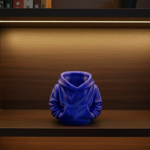 Dekoratif Lacivert Hoodie Kalemlik 10x10 cm