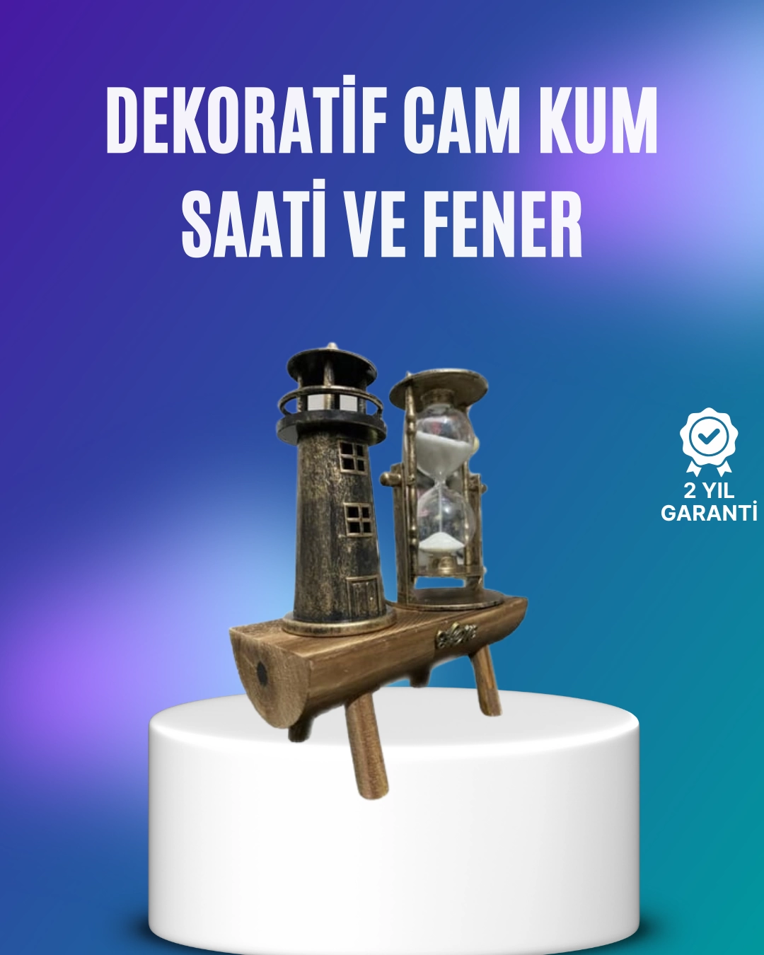 Deniz Feneri Şeklinde El Yapımı Kum Saati – Ev ve Ofis İçin Zarif Süs 1 Deniz Feneri Şeklinde El Yapımı Kum Saati – Ev ve Ofis İçin Zarif Süs