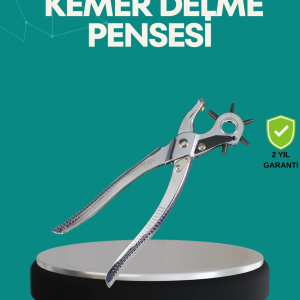 Deri Delme Pensesi 6 Uçlu Ayarlanabilir Kemer Delme Aleti Profesyonel Kullanım