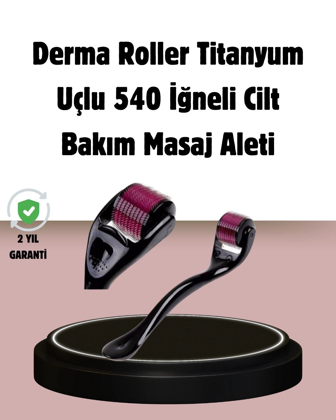 Dermaroller Titanyum 540 İğneli 1 mm Cilt Yenileme ve Anti Aging Etkisi 1 Dermaroller Titanyum 540 İğneli 1 mm Cilt Yenileme ve Anti Aging Etkisi