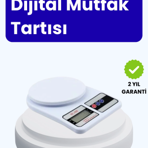 Dijital Mutfak Terazisi 10kg Kapasiteli 1g Hassasiyetli
